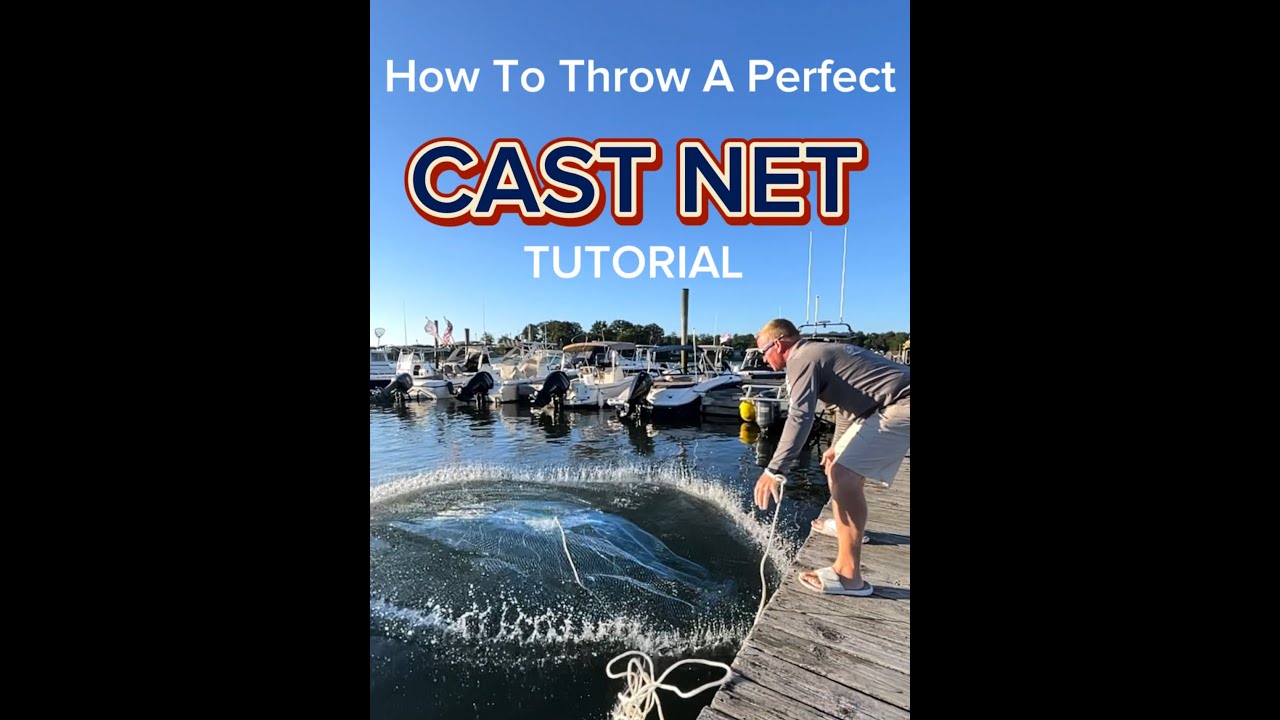 Easy Cast Net Throwing Tutorial - Step by Step instruction 