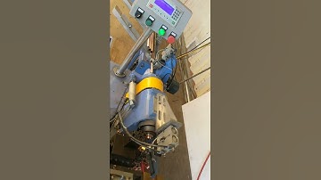 Automatic copper tube cutting machine.