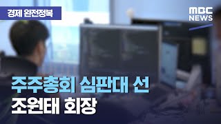 [경제 완전정복] 주주총회 심판대 선 조원태 회장 (2021.03.24/뉴스외전/MBC)