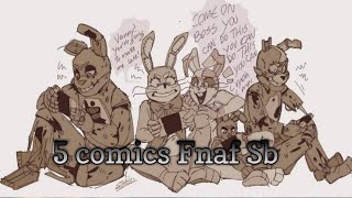 5 Comics FNAF SECURITY BREACH [loquendo]