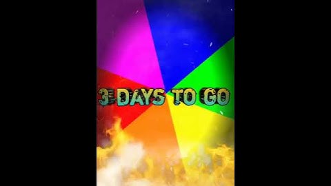 3 days to go