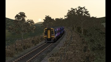 [TS2021] Kyle of Lochalsh Sunset Ride in Autumn (Class 158 DMU)