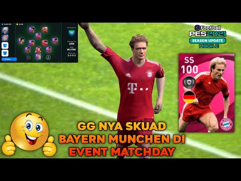 Push Rank Skuad Bayern Munchen Di Event Matchday | Pes 2021 Mobile