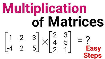 Multiplication of Matrices | Class 12 Maths Chapter 3 | JP Sir