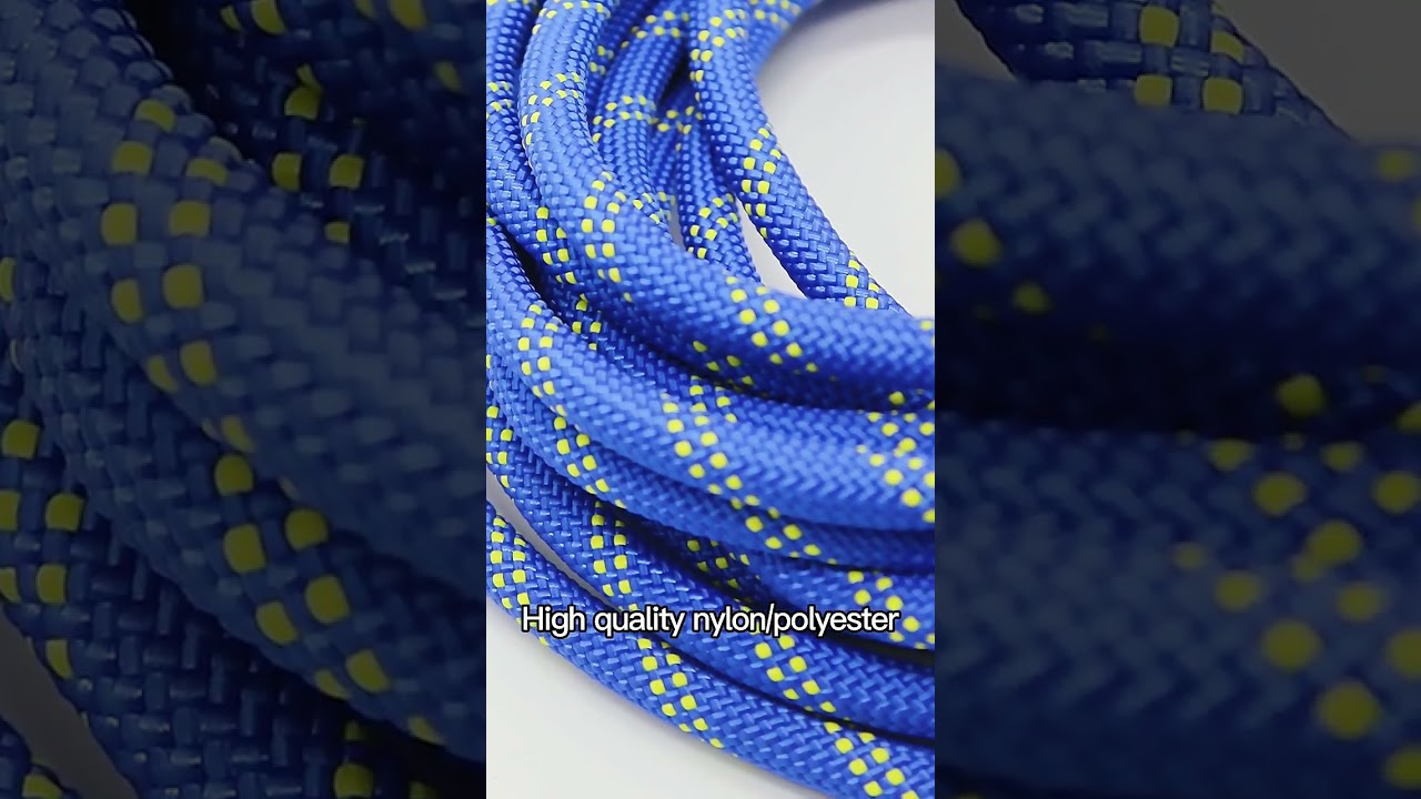 NC | Static Mountain Rock Climbing Rope Double Braided Safety Rope 