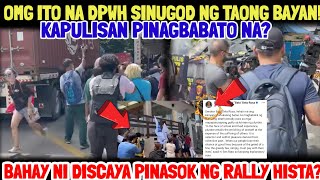 LIVE HALA DPWH SA MANILA SINUGOD NG MGA RALLY HISTA KAPULISAN PINAGBABATO BAHAY NI DISCAYA PINASOK?