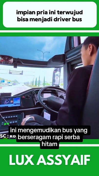THIS MAN'S DREAM COME TRUE: BECOMING A BUS DRIVER #shorts