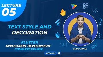 Text Widget: Text Style, Text Align and Decoration In Flutter