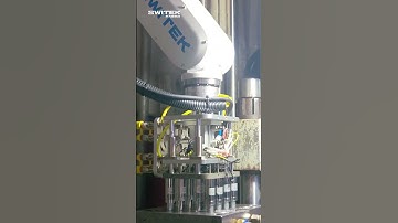 Switek Automation - 8 Cavities Customs Lock Embedded Insert Injection Molding Automation Solution