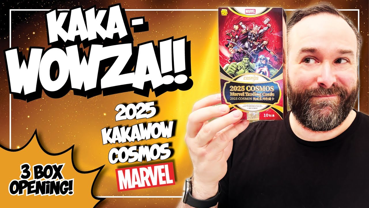 Открываю ещё три коробки с коллекционными карточками Kakawow Cosmos Marvel 2025 года!