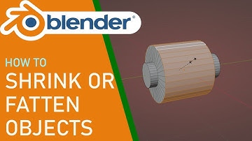 Blender How to Shrink or Fatten objects