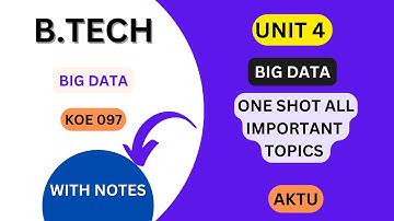 Big Data Unit 4 Explained | AKTU  BTech 3rd Year KOE 097 with Notes