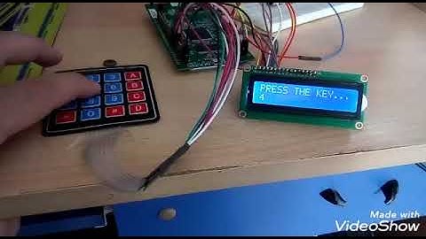 Stm32f4- 4x4 Keypad With Lcd Example