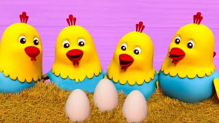 Five Fat Hens Jumping on the Bed Nursery Rhyme & More Songs for Children