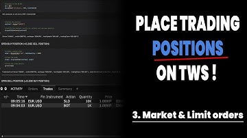 How to Place Market and Limit Orders on TWS with Python - Easy Step-by-Step Guide | Quantreo