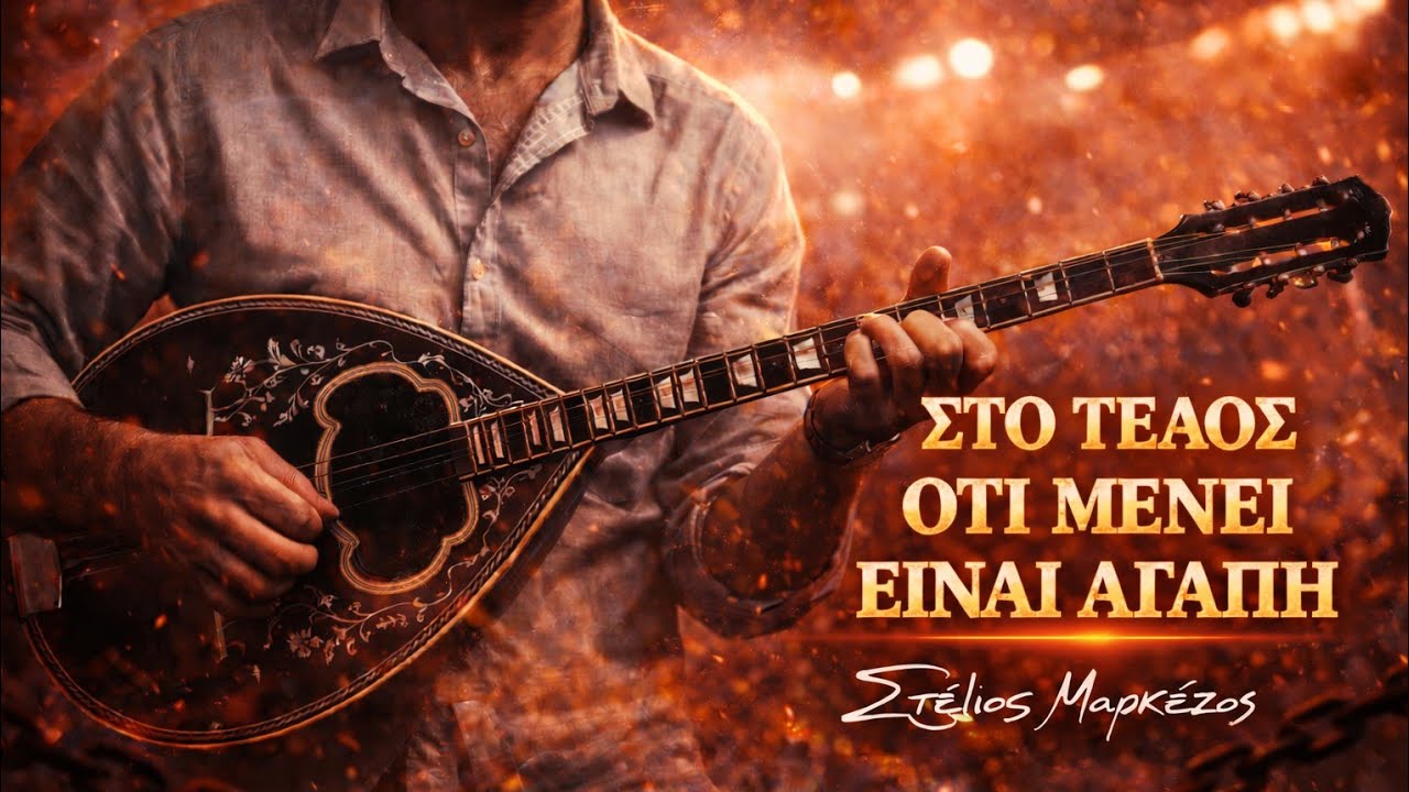 ΣΤΟ ΤΕΛΟΣ ΟΤΙ ΜΕΝΕΙ ΕΙΝΑΙ ΑΓΑΠΗ Στέλιος Μαρκέζος
