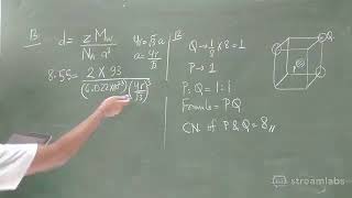 ⭕6.EXERCISE(Q:1.9-1.13)|LIVE | NCERT | PHYSICAL CHEMISTRY | CH-1: SOLID STATE | CLASS 12