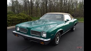 Factory 400 V8 Powered 1973 Pontiac Lemans Sport Coupe Test Drive