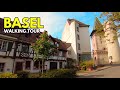 Basel switzerland  spring day basel walking tour