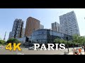 Paris skyline skyscraper  15th arrondissement france 4k