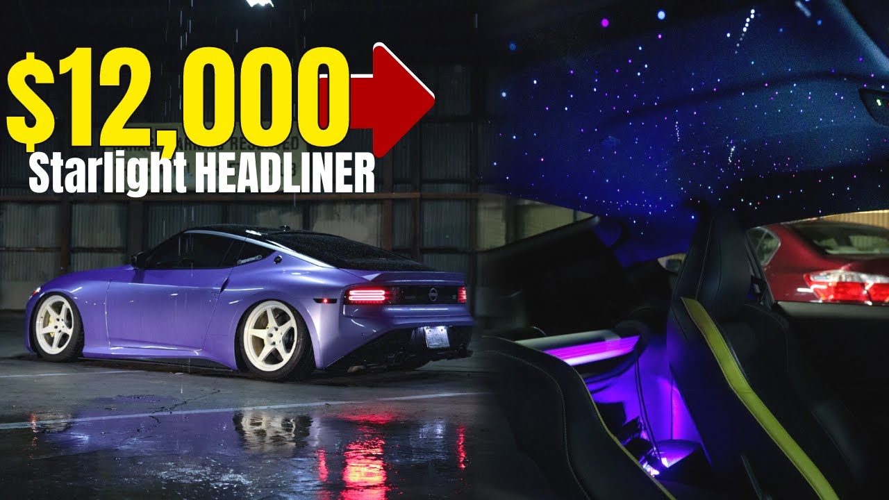 First 2023 Nissan 400Z with Starlight Headliner! (Install) - YouTube