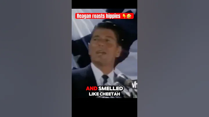 When Reagan dropped the ultimate hippie diss 😅