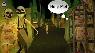 Grandpa And Granny Horror House Escape।।Halloween Chapter।।New Bangla Gameplay Video।।#Oxs8_Gaming screenshot 4