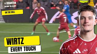 Florian Wirtz vs Brighton | Every Touch | Liverpool