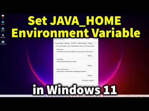 How to set JAVA_HOME Environment Variable and Java Path on Windows 11