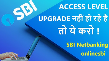 Why Transaction rights is not being Activated in SBI Netbanking