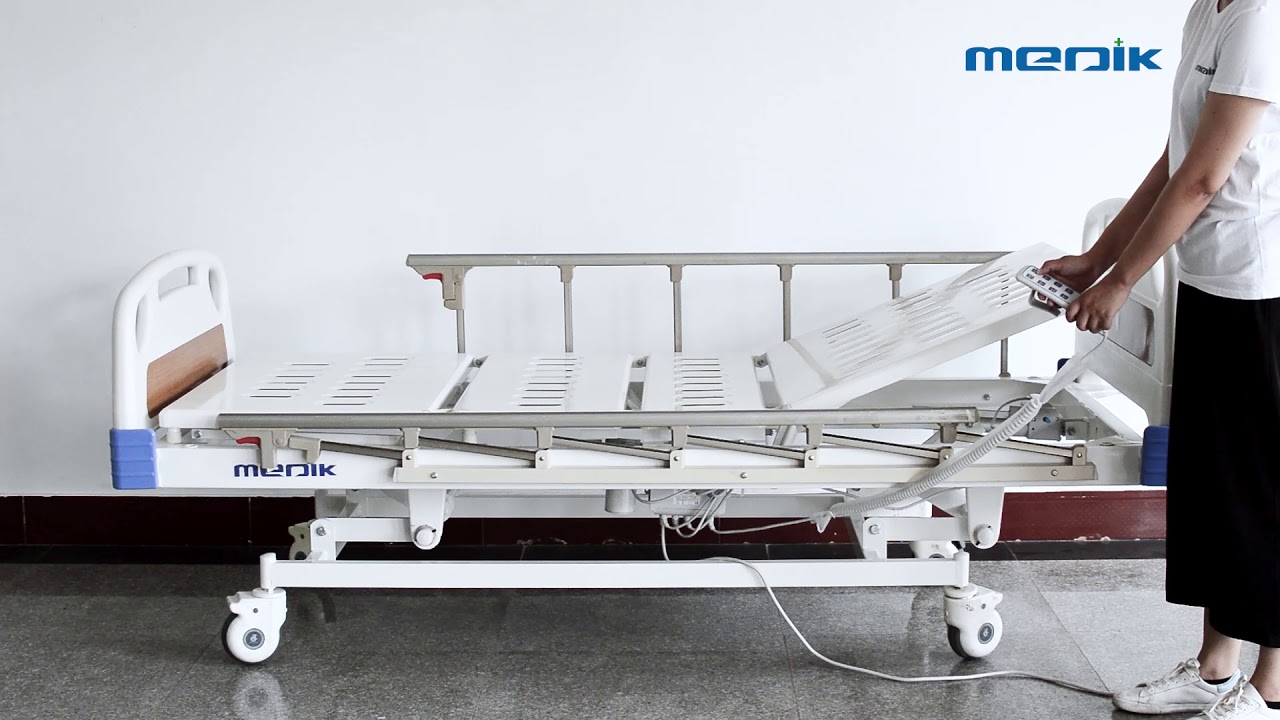 Three Function Electric Patient Bed For Hospital / Medik YAD34 YouTube