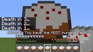 Minecraft UHC but a player is ELIMINATED every MINUTE if they are the LEAST hungry...