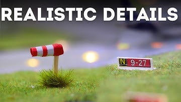 How To Add REALISTIC Details To YOUR Model Airport