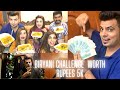 BIRYANI CHALLENGE WORTH RUPEES 5000 | 2 main tips for new youtubers | life of Sana & Hussain