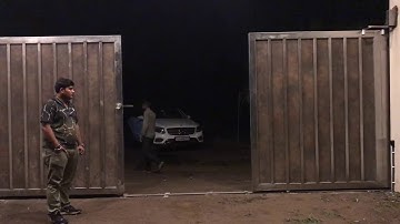 Sliding gate automation at Bhavnagar done by krishna home automation +919016042525