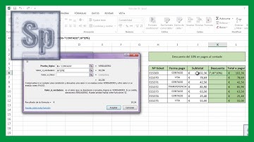 Excel - Función SI en Excel. Función lógica SI. Tutorial en español HD