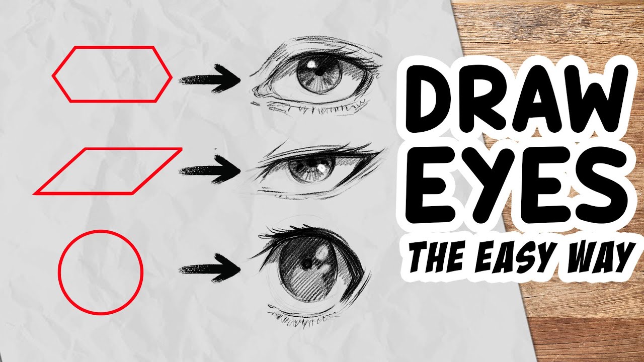 How to Draw Anime Eyes Easy Step by Step Tutorial