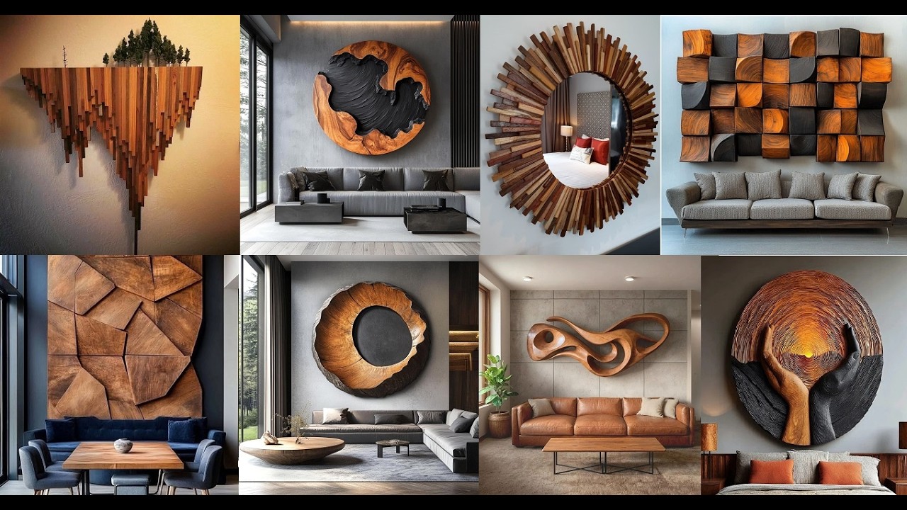 Artistic Wooden Wall Decor Ideas That Make a Statement