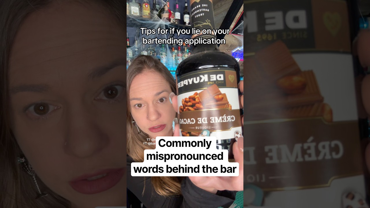 How to Pronounce Liqueur, Curaçao, Cointreau, DeKuyper & Crème de Cacao As An Experienced Bartender