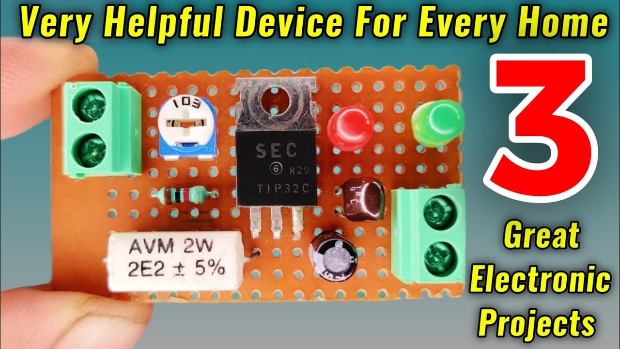 3 helpful Electronics Projects for Beginners - YouTube