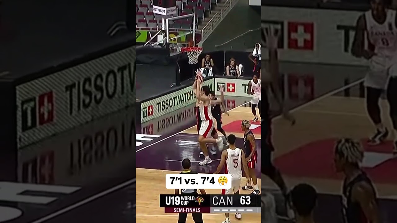 Chet Holmgren blocked Zach Edey with AUTHORITY 🤯 #FIBAU19