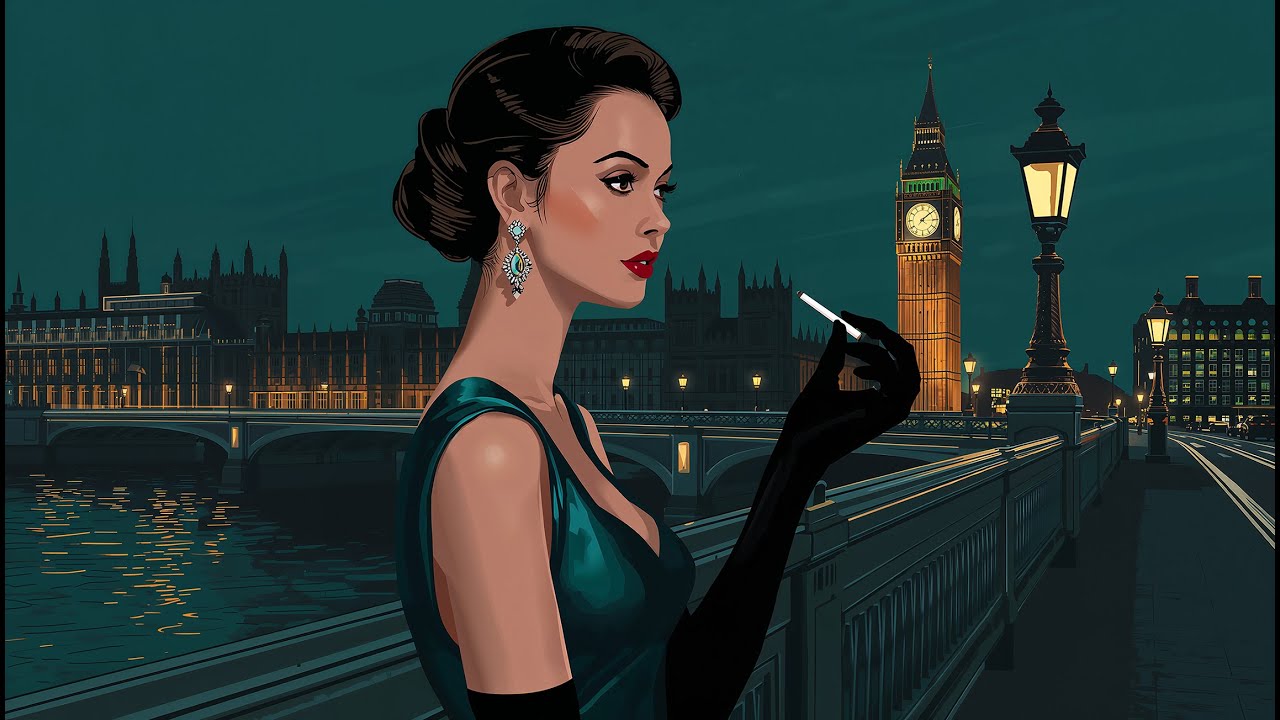 Walking Alone at Midnight – 1930s Winter Smooth Jazz