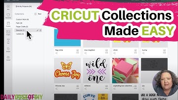 How To Organize Projects with Cricut Collections