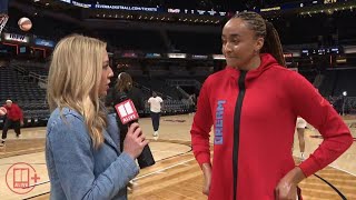 One-on-one with Atlanta Dream star Haley Jones ahead of matchup vs. Caitlin Clark