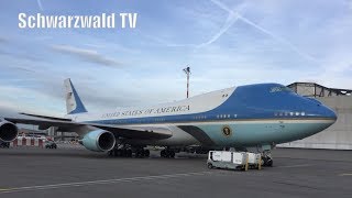 🛬 Air Force One POTUS Trump Arrival Switzerland Airport ZH Kloten [21.01.2020]