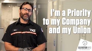 "I’m a Priority to My Company and My Union,” says TK Elevator Mechanic and IUEC Local 2 Member