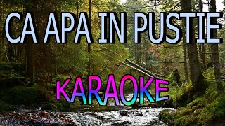 Video thumbnail of "Ca apa in pustie - karaoke(negativ)"