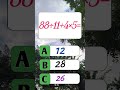 simple math challenge #braintestsolution #usashorts #mathematics #mathas
