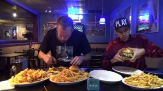 Massive 8.5+lb Terminator Burger Challenge| Featuring Darron Eats