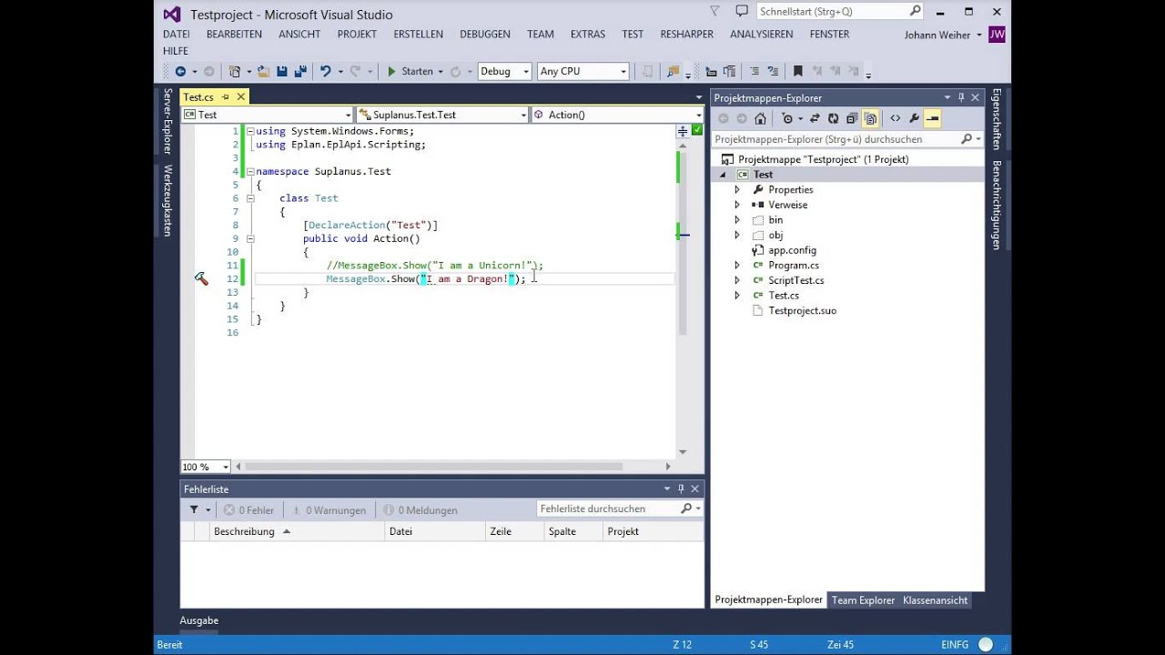 EPLAN - ScriptTest - YouTube